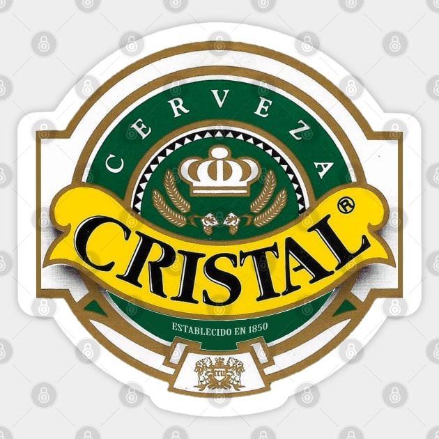 🍺 Cerveza Cristal 🍺 Sticker by INLE Designs